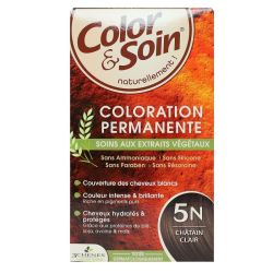 Color&Soin Kit Coloration Permanente 5N Chatain Clair