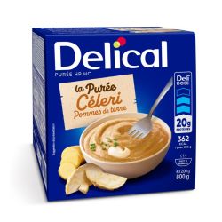 Delical Puree Hp Hc Nutriment Celeri Pommes De Terre Pointe De Creme 4Bols/200G