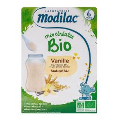 Modilac Cereales Bio Farine Vanille Des 6 Mois B/250G