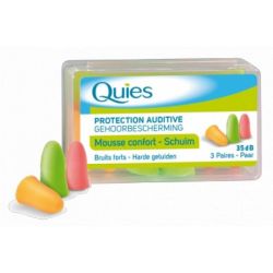 Quies Protection Auditive Mousse Fluo B/6