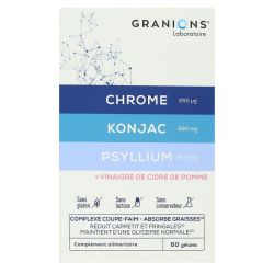 Granions Coupe Faim Konjac Psyllium Chrome Cpr B/60