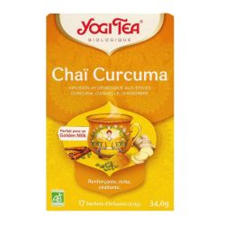 Yogi Tea Tis Ayurvedique Chai Curcuma Bio 17Sach/2G