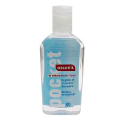 Assanis Pocket Gel Antibacterien Mains Fl/80Ml