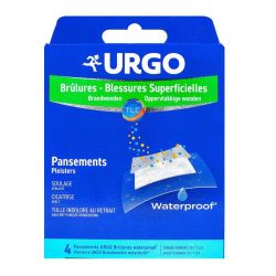 Urgo Brulures Pans Waterproof Gm B/4