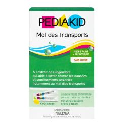 Pediakid Mal Des Transports Liquide 10Sticks