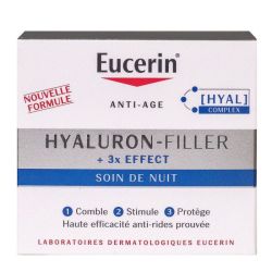Eucerin Hyaluron-Filler +3X Effect Emuls Soin De Nuit Pot/50Ml