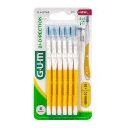 Gum Bi-Direction Brossette Inter-Dentaire 1,4Mm B/6