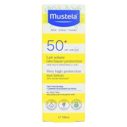 Mustela Solaire Spf50+ Lait Solaire Famille T/100Ml