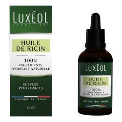 Luxeol Huile De Ricin Fl Cpte-Gttes/50Ml
