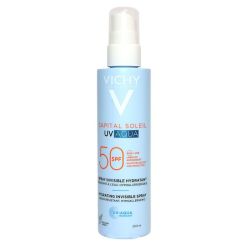 Vichy Capital Soleil Uv Aqua Spf50 Spray Invisible Hydratant Fl/200Ml