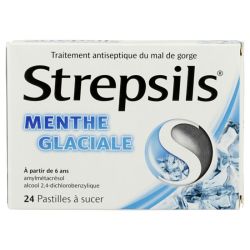 Strepsils Past A Sucer Menthe Glaciale Plq/24