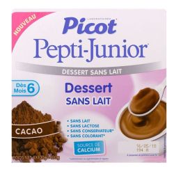 Picot Mon 1Er Dessert Sans Lait Cr Dessert Cacao 4Pots/100G