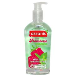 Assanis Gel Hydroalcoolique Framboise Menthe Fl Pompe/250Ml