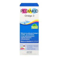 Pediakid Omega 3 Sirop Framboise Fl/125Ml