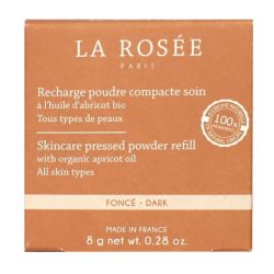 La Rosée Recharge Poudre Compacte Soin 04 Fonce 8G