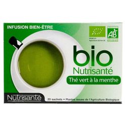 Nutrisante Infusions Bio The Vert Menthe 20Sach