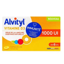 Alvityl Vitamine D3 1000 Ui Caps B/60