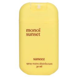 Saneez Spray Desinfectant Mains Monoi Sunset Fl/30Ml