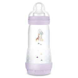 Mam Easy Start Nature Biberon Tetine Debit 3 Lilas 320Ml