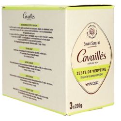 Cavailles Sav Surgras Zeste De Verveine 3X200G