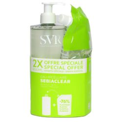 Svr Sebiaclear Eau Micellaire Fl Pompe/400Ml+Rechge/400Ml