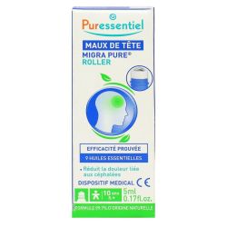 Puressentiel Migrapure Roller Maux De Tete 9 Huiles Essentielles 5Ml