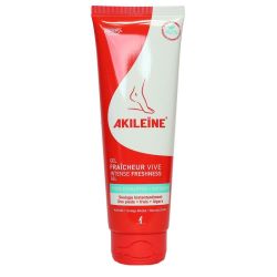 Akileine Soins Rouges Gel Fraicheur Vive Pieds Frais T/125Ml