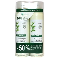 Klorane Capillaire Shampooing Sec Avoine & Ceramides 2Sprays/150Ml