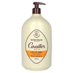 Cavailles Gel Bain Douche Lait Et Miel Fl Pompe/1L