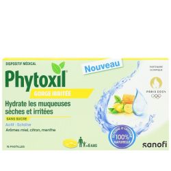 Phytoxil Mal De Gorge Past Miel Citron Menthe Adulte Enfant +6Ans B/16