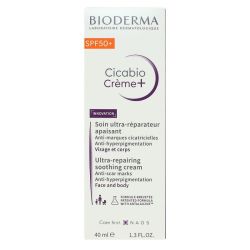 Bioderma Cicabio Creme+ Spf50+ Cr Effet Pansement T/40Ml