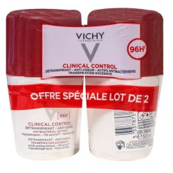 Vichy Detranspirant Clinical Control Anti-Odeur 96H 2Roll-On/50Ml