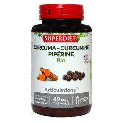 Superdiet Curcuma Curcumine Piperine Bio Gel B/120