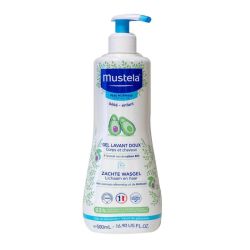 Mustela Bebe Enfant Gel Lavant Doux Avocat Bio Fl Pompe/500Ml