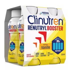 Clinutren Renutryl Booster Nutriment Vanille 4Bouteilles/300Ml
