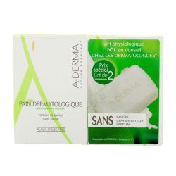Aderma Pain Dermatologique Lait D'avoine Rhealba 2X100G