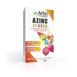 Azinc Vitalite Junior Cpr A Croquer Fraise Des 4 Ans B/30