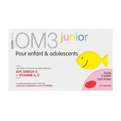 Om3 Junior Caps Macher Fraise B/60