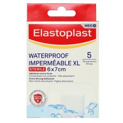 Elastoplast Med Waterproof Xl Pans 6X7Cm B/5