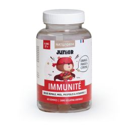 Nat&Form Junior Ours Gomme Oursons Immunite B/60