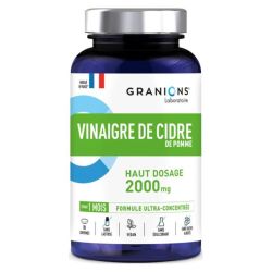 Granions Vinaigre De Cidre De Pomme 2000 Mg Cpr Pilulier/180