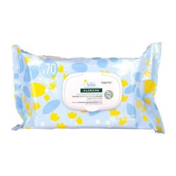 Klorane Bebe Lingette Nettoyante Douce Biodegradable B/70