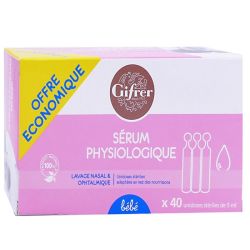 Physiologica Serum Physiologique Bebe Petit Enfant 40Unidoses/5Ml