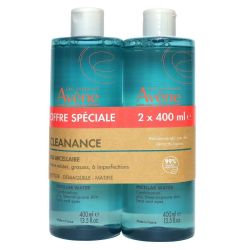 Avene Cleanance Eau Micellaire Yeux Et Visage 2Fl/400Ml