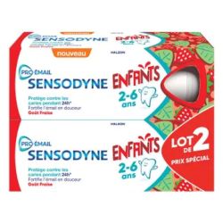 Sensodyne Pro Email Enfant Dentifrice Menthe Douce 0-6Ans 2T/50Ml