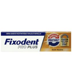 Fixodent Pro Plus Mordant Imbattable Cr Adhesive T/40G