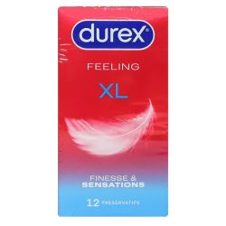 Durex Feeling Xl Preservatif Lubrifie B/12
