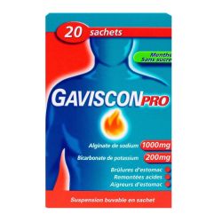 Gavisconpro Susp Buv En Sachet Menthe 20Sach/10Ml