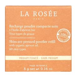 La Rosée Recharge Poudre Compacte Soin 03 Medium Fonce 8G