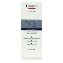 Eucerin Hyaluron-Filler Extra Riche Emuls Soin Anti-Rides De Jour Fl Pompe/50Ml